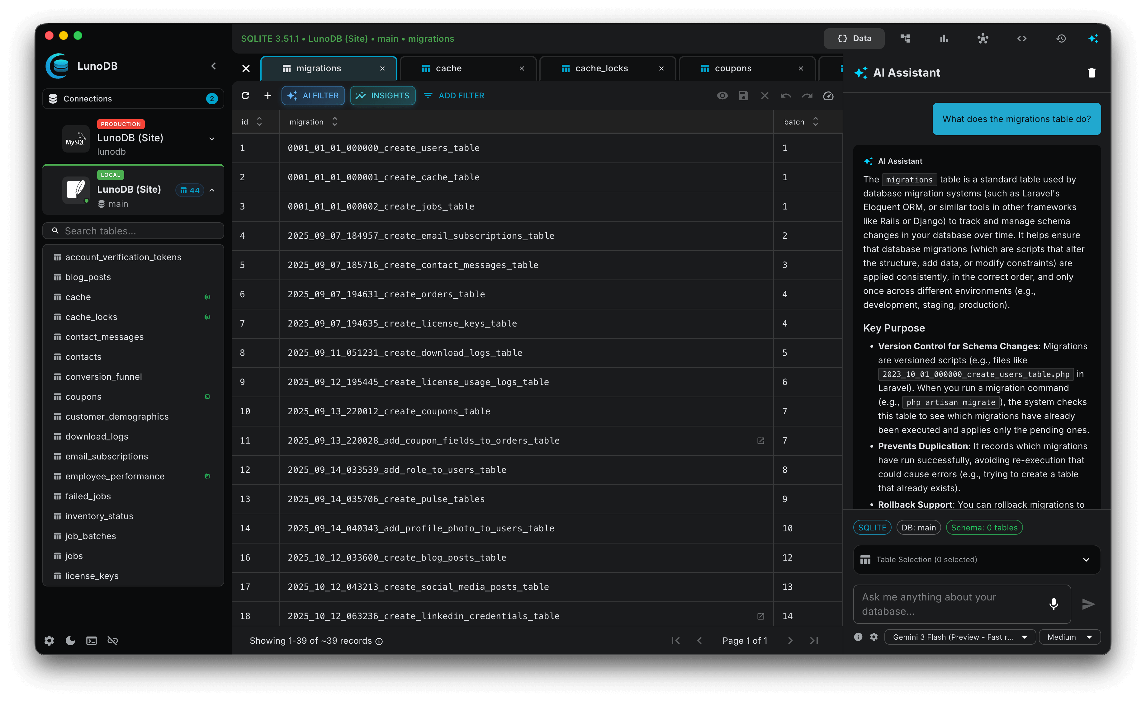 AI-Powered Database Software