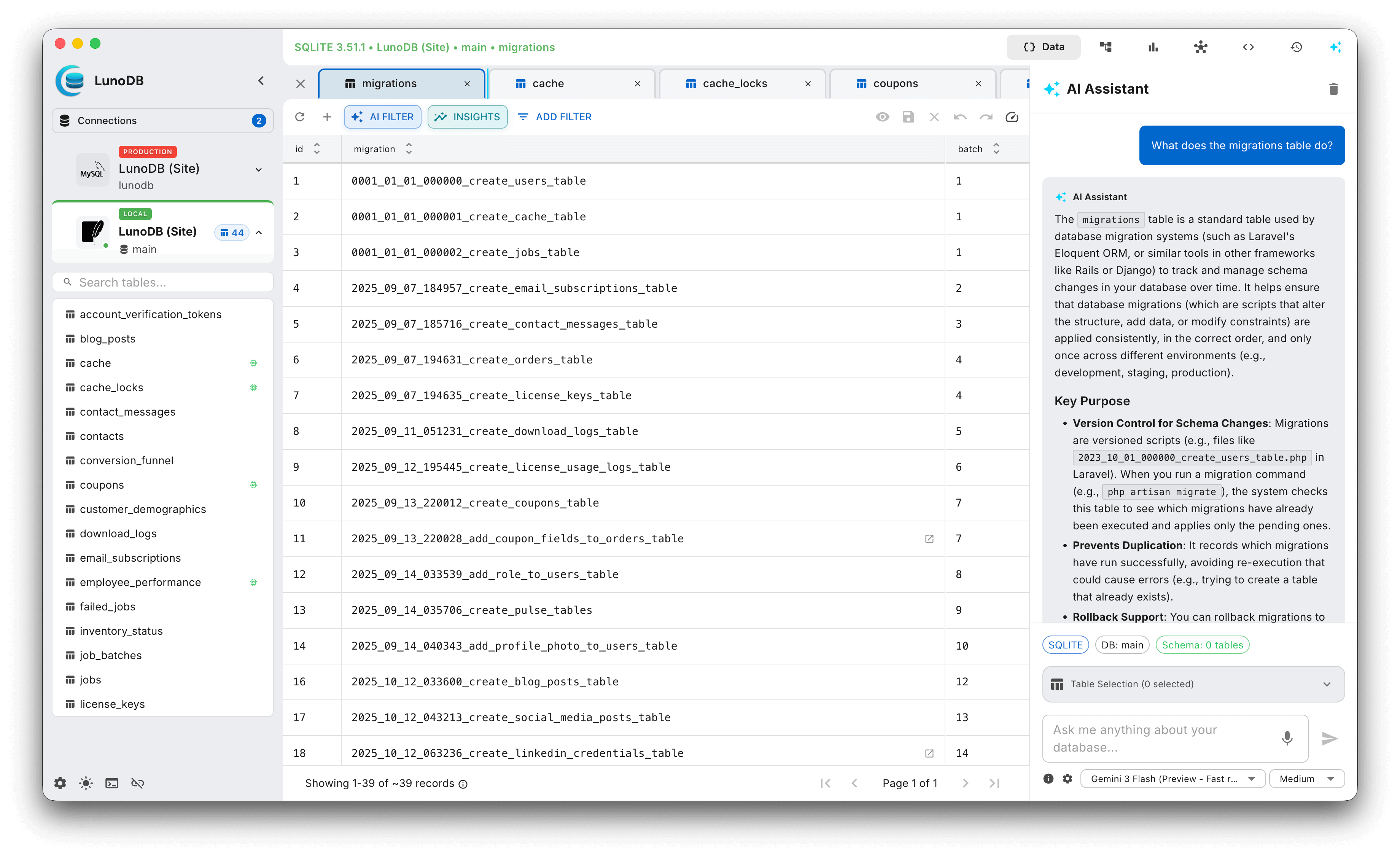 AI-Powered Database Software